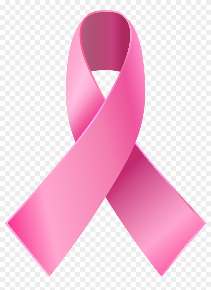 Pink Awareness Ribbon Png Clip Art - Breast Cancer Awareness Ribbon Png