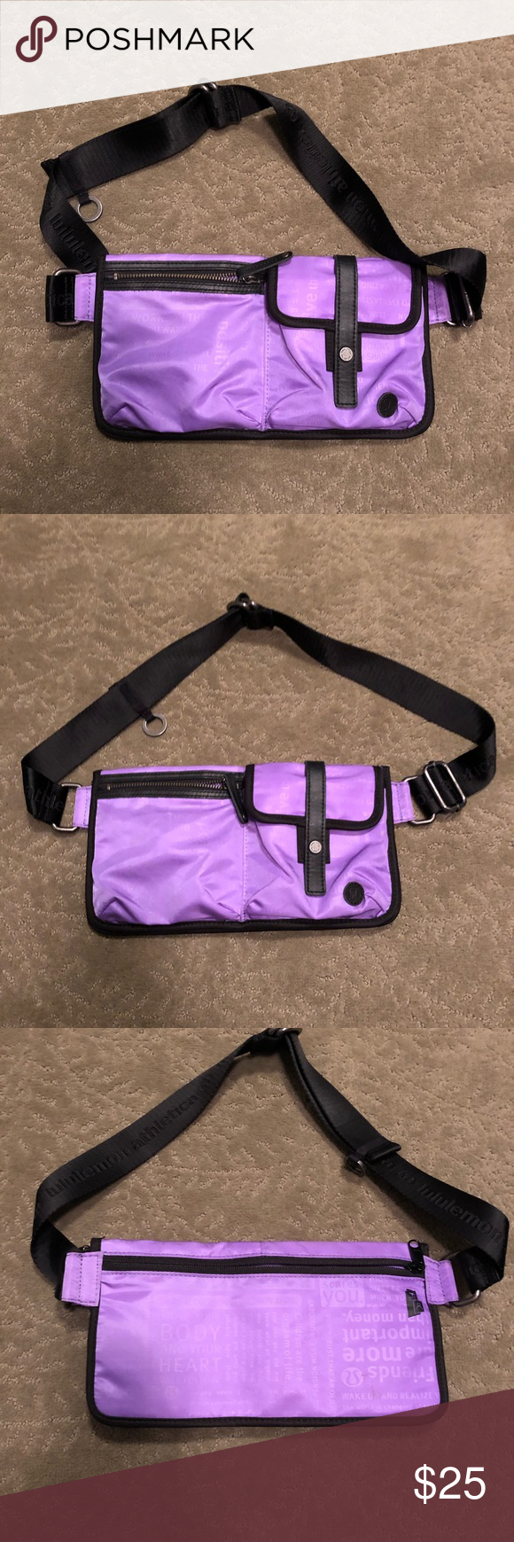 Lululemon Purple waist pack belt bag | Belt bag, Bags, Purple bags