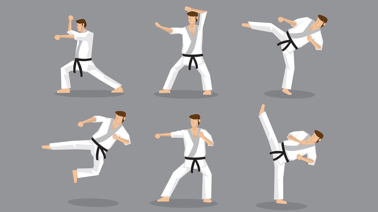 taekwondo kicks names in english