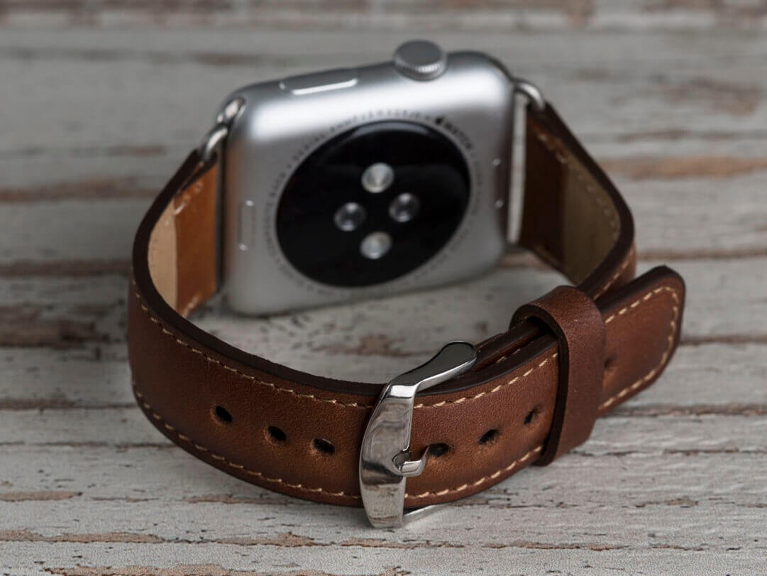 Genuine Leather Brown Band for Apple Watch – O2Leather