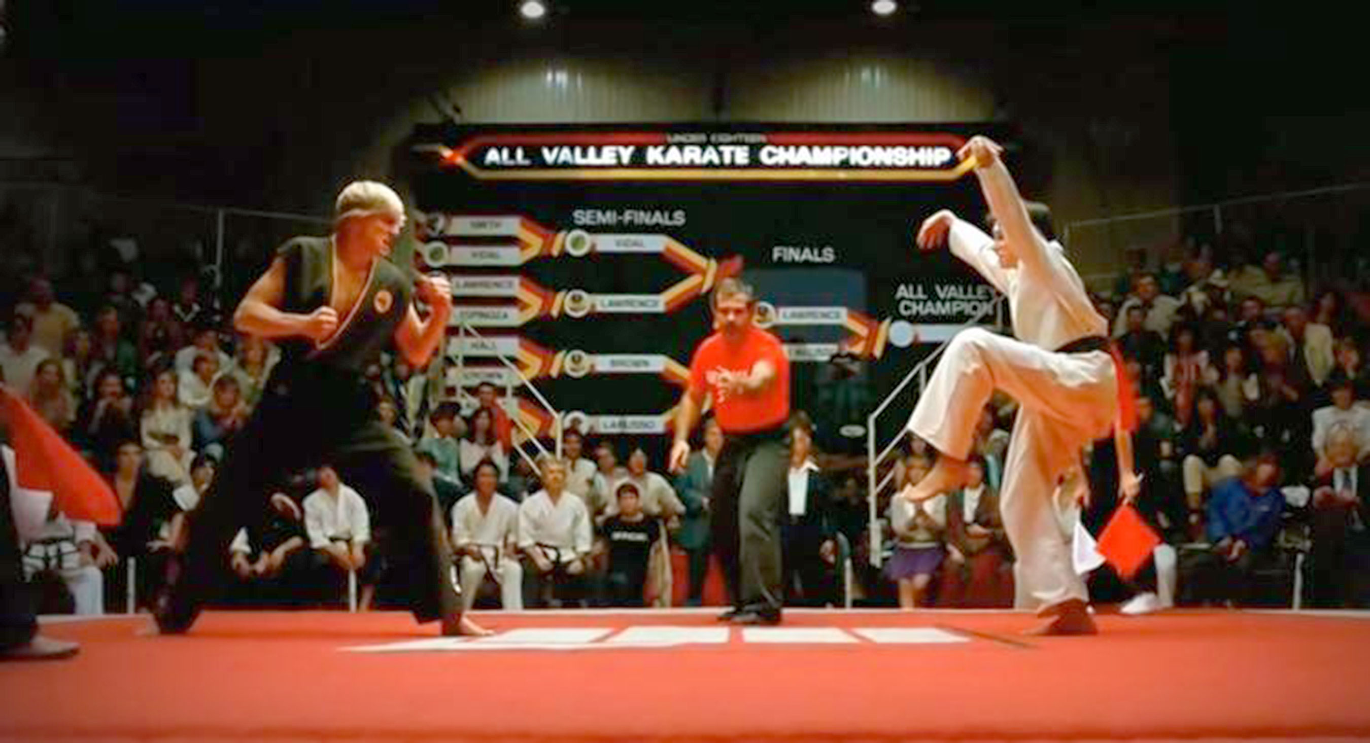 The Karate Kid crane kick (screen grab)Credit: Columbia Pictures – The Cast