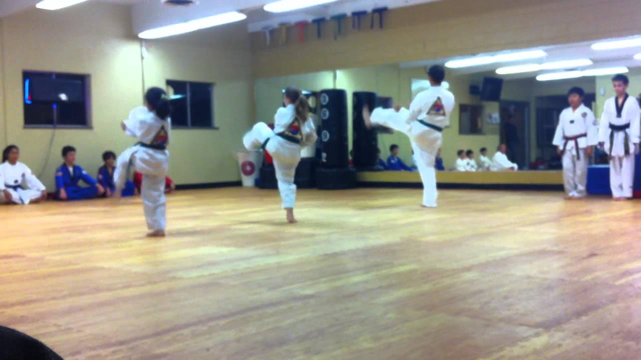 Taekwondo Purple Belt Test (Form) - YouTube