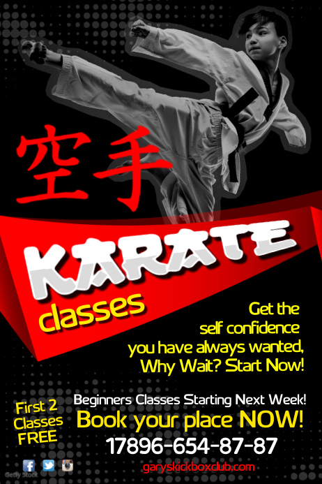 Karate Poster Template | PosterMyWall