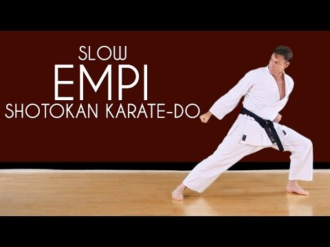 Empi (SLOW) - Shotokan Karate Kata JKA - YouTube