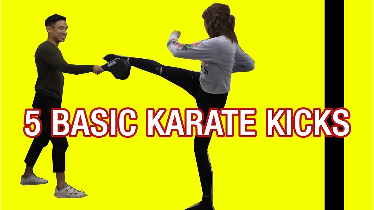 5 Basic Karate Kicks - YouTube