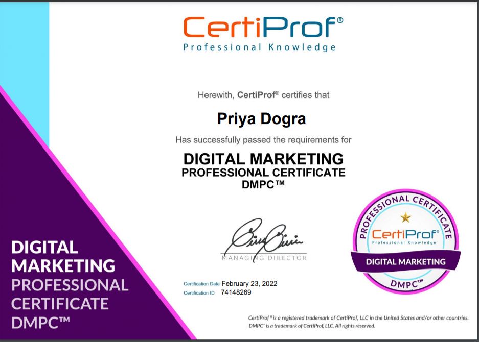 CertiProf Free Professional Certifications