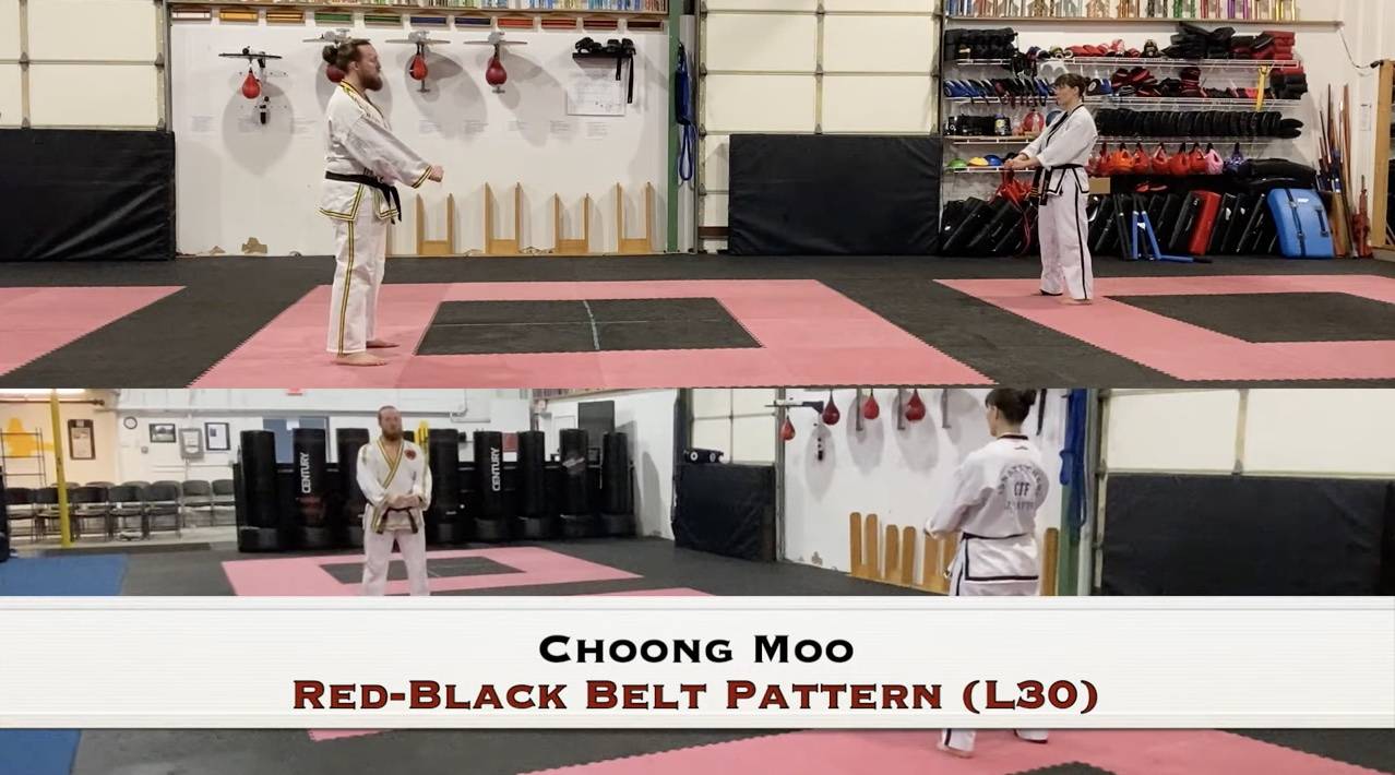 Choong Moo - Red-Black Belt Pattern (R30) - Stevens Family Taekwondo