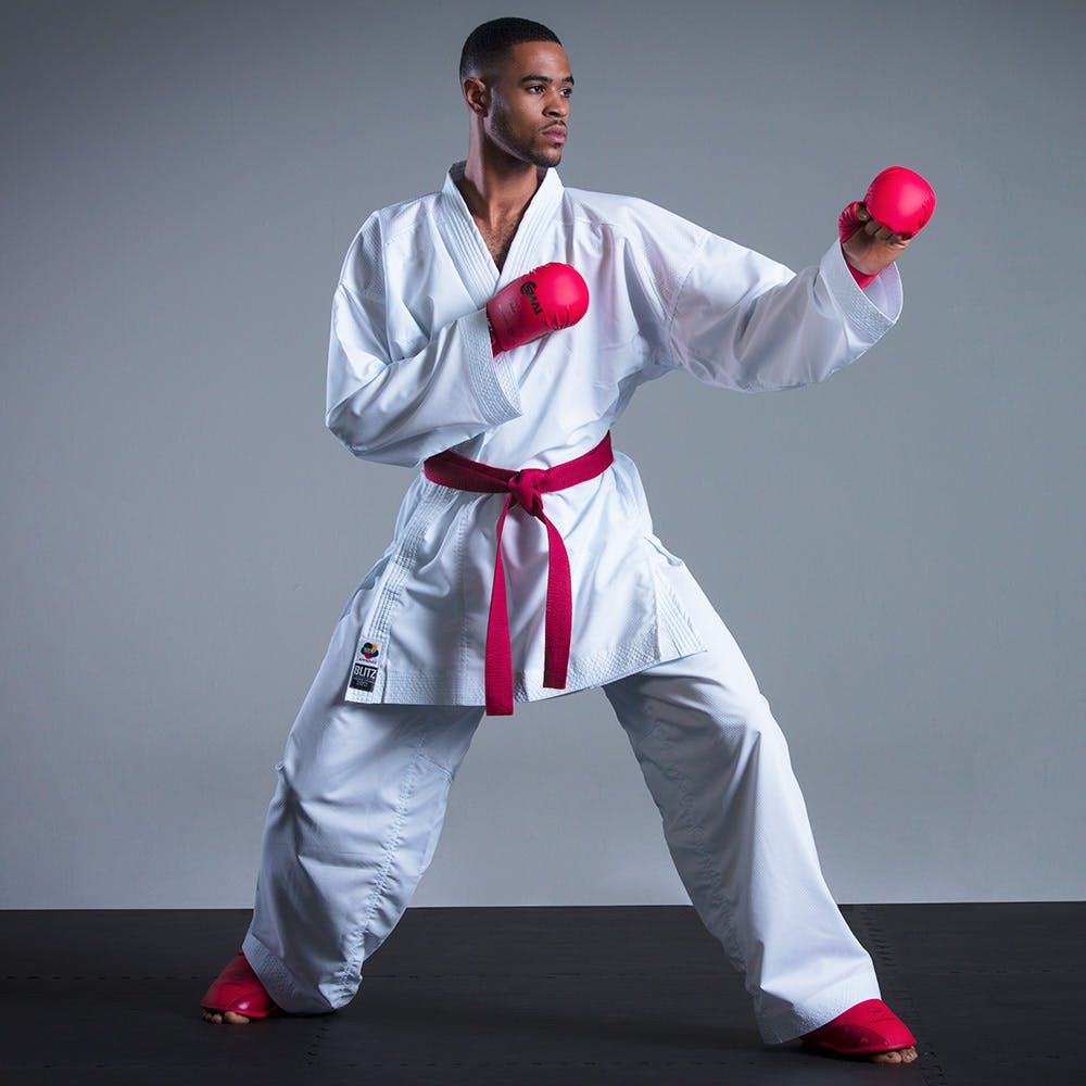 Blitz Kids Competition Lite WKF Approved Kumite Karate Suit - 8oz