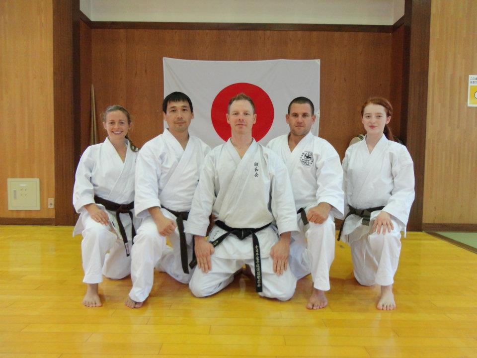 Karate training in Japan Acupuncture Launceston
