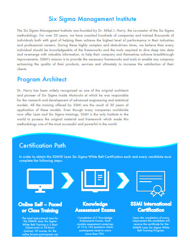 FREE 10+ Six Sigma Samples in PDF | DOC