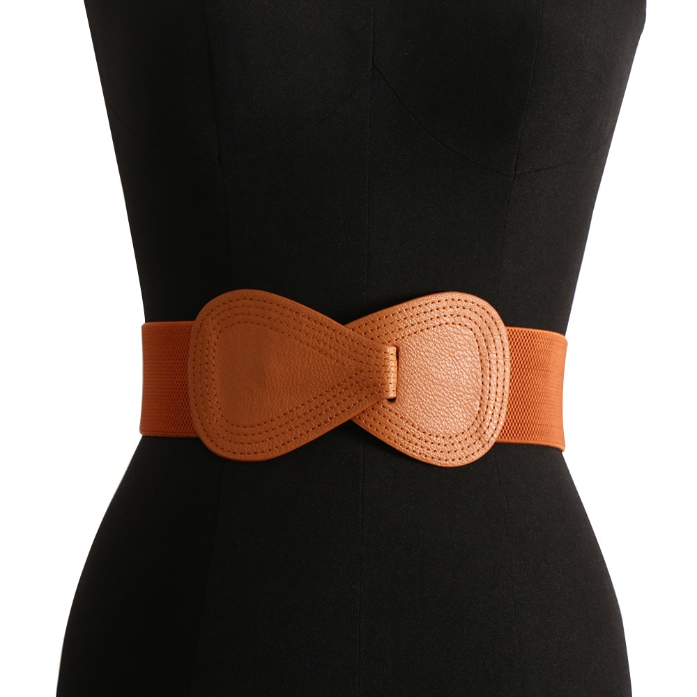 Aliexpress.com : Buy 1PC Bowknot Leather Women Belts Elastic Wide Hook