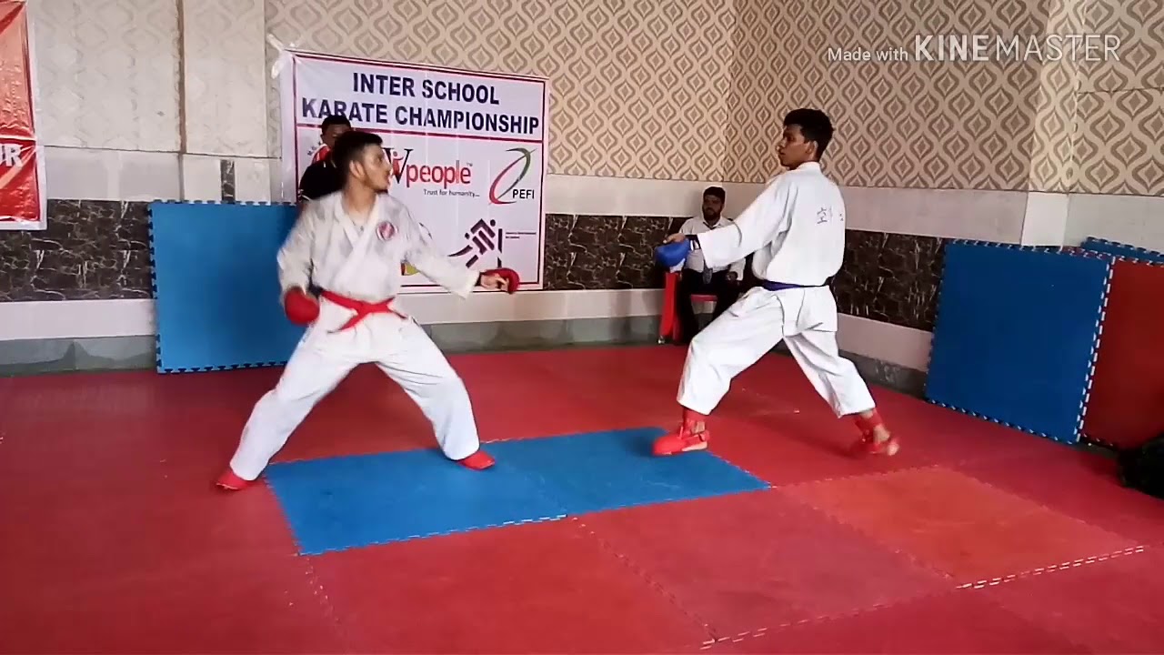 KARATE FIGHT | practice fight | kumite techniques - YouTube