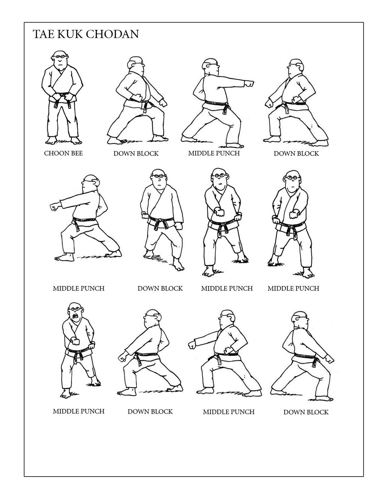 Prairie Martial Arts: Tae Kuk Chodan