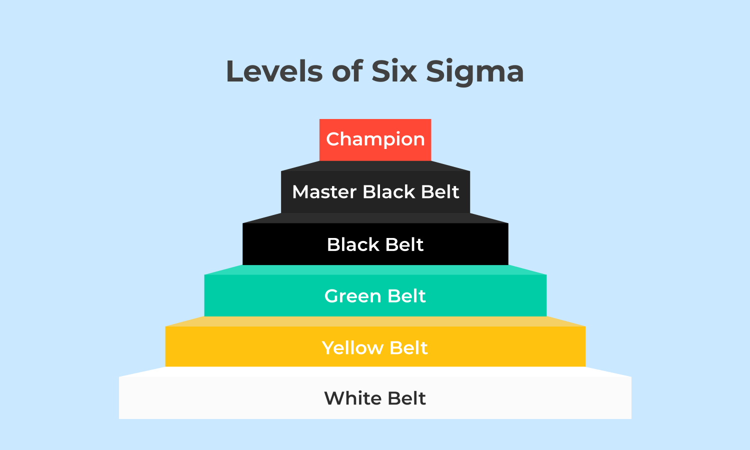 The Hierarchy of Six Sigma Belts: What Does It Mean? | Hygger.io (2022)