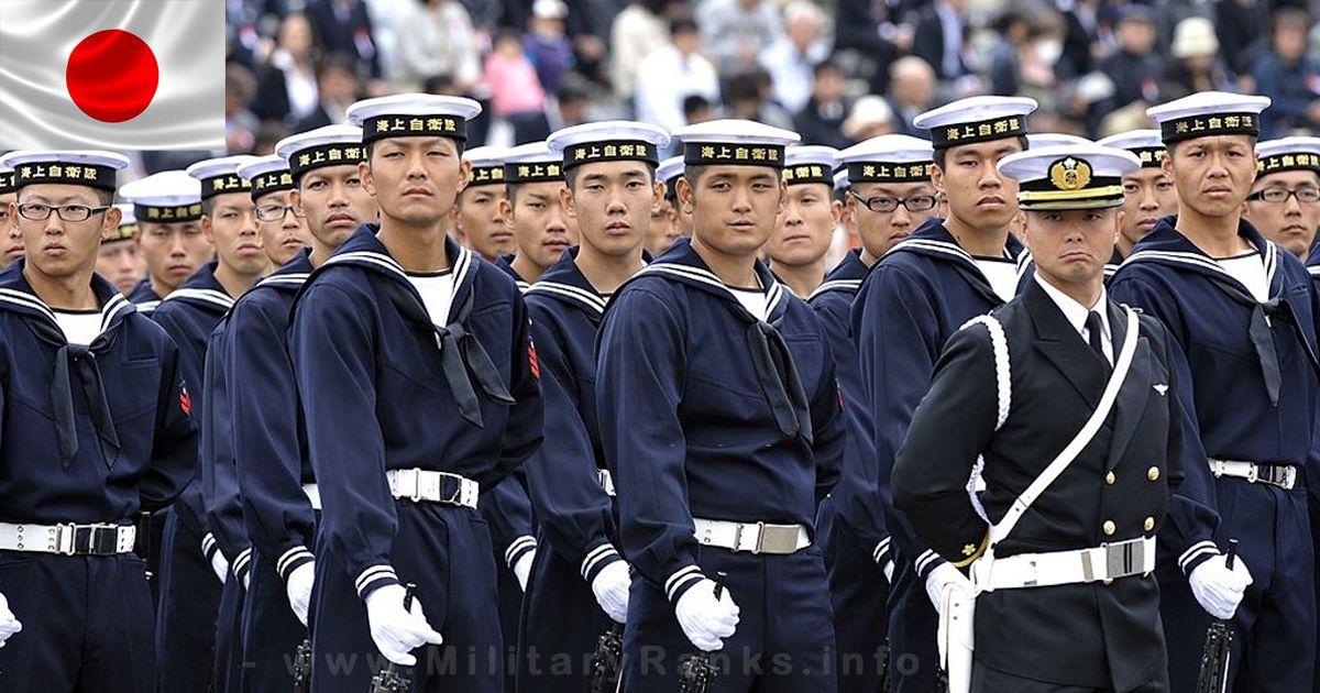 Japan Maritime Self-Defense Force Officer Ranks and Insignia Insignia