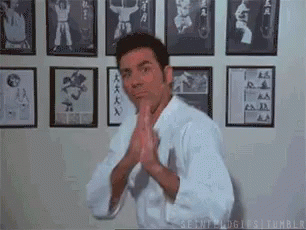 Kramer Seinfeld Karate GIF - Kramer Seinfeld Karate - Discover & Share GIFs