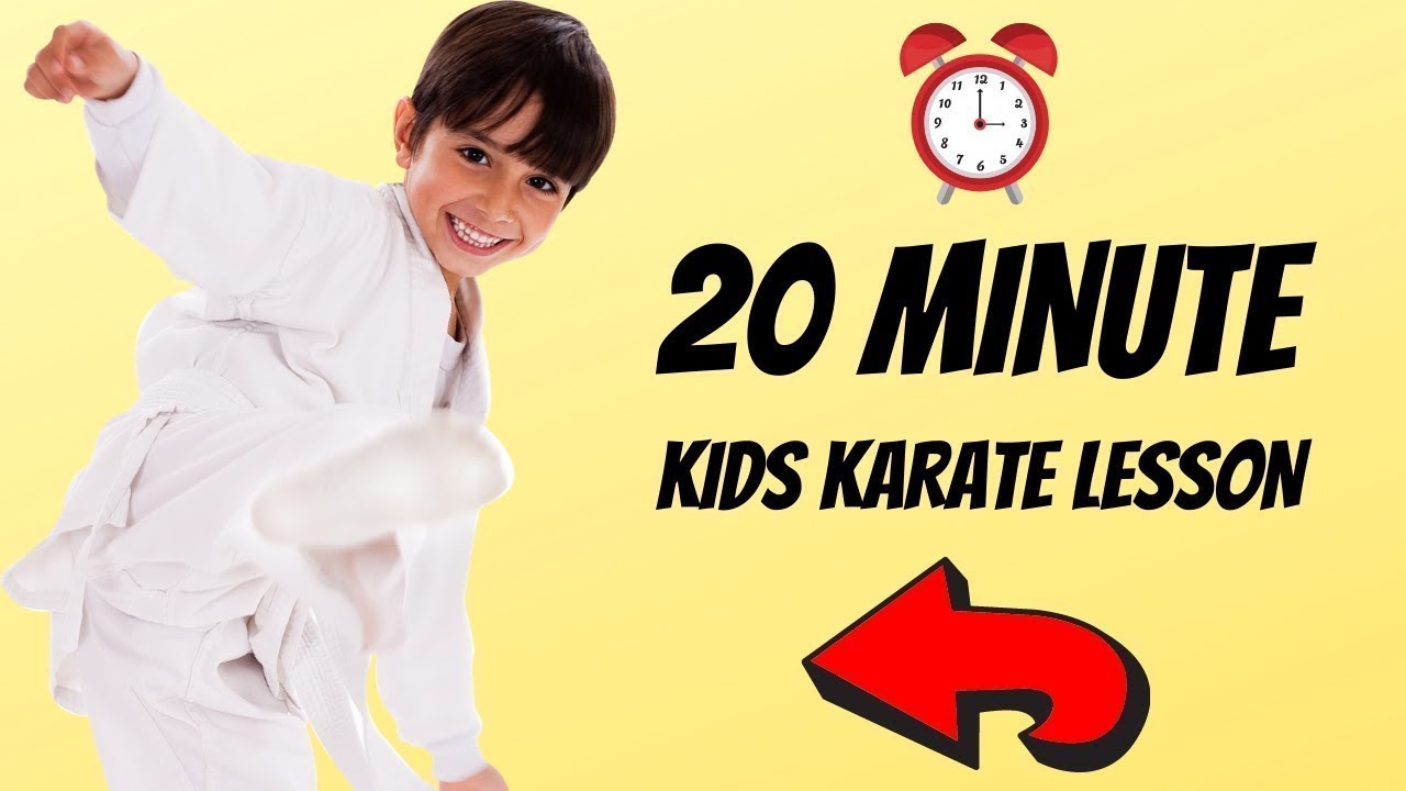 How To Learn Karate At Home For Kids | 20 Minute Beginner Lesson