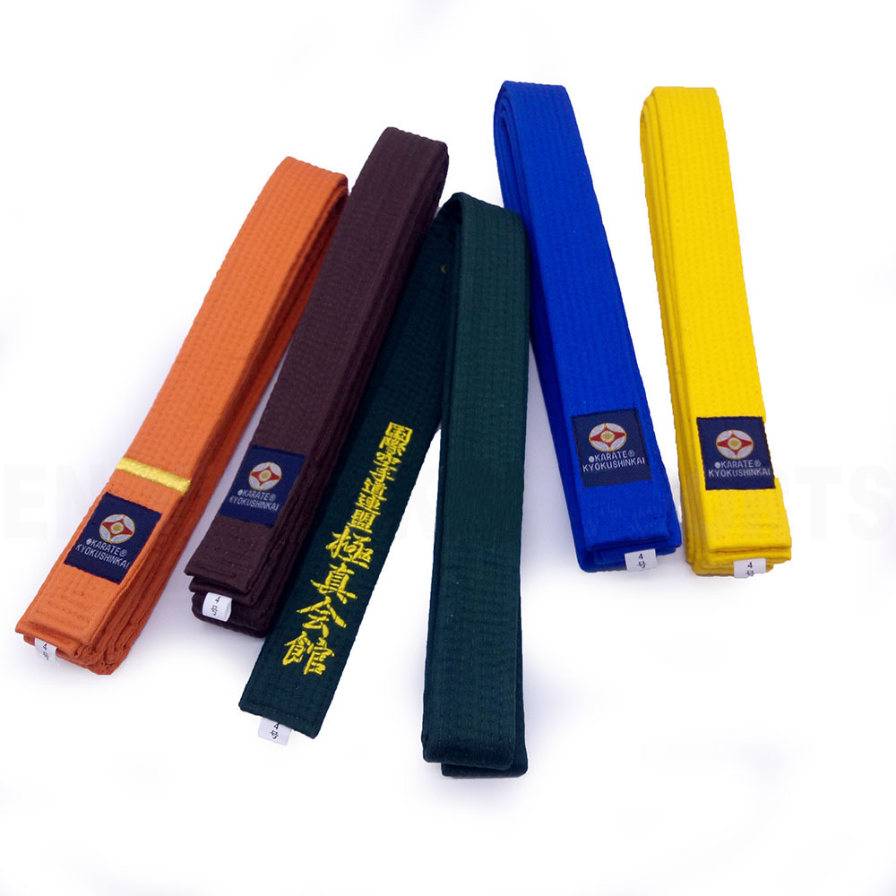 Kyokushin Karate Embroidered Belts Shinkyokushin - Buy Professional