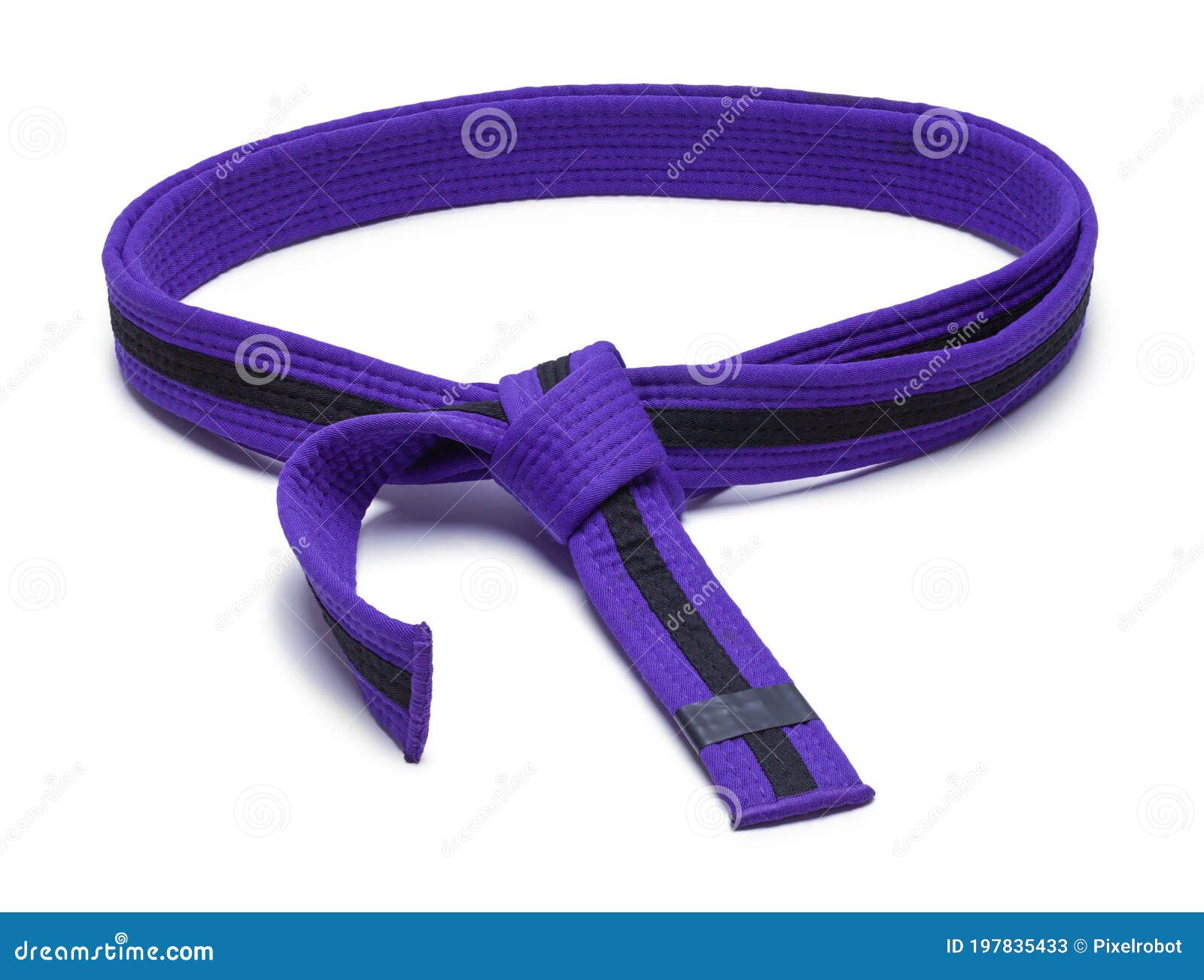 Karate Purple Belt stock image. Image of defense, white - 197835433