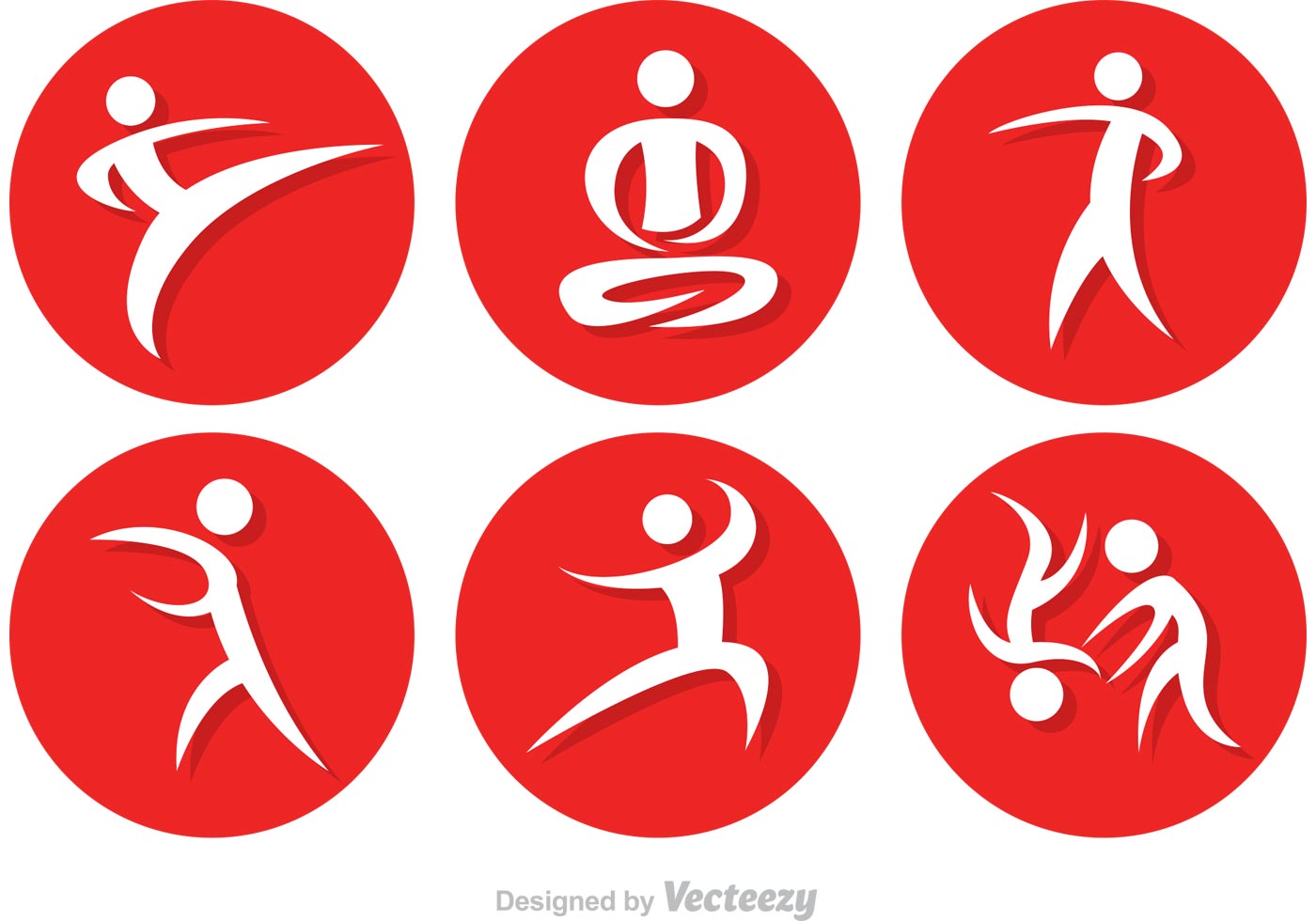 Asian Martial Arts Icons - Download Free Vector Art, Stock Graphics