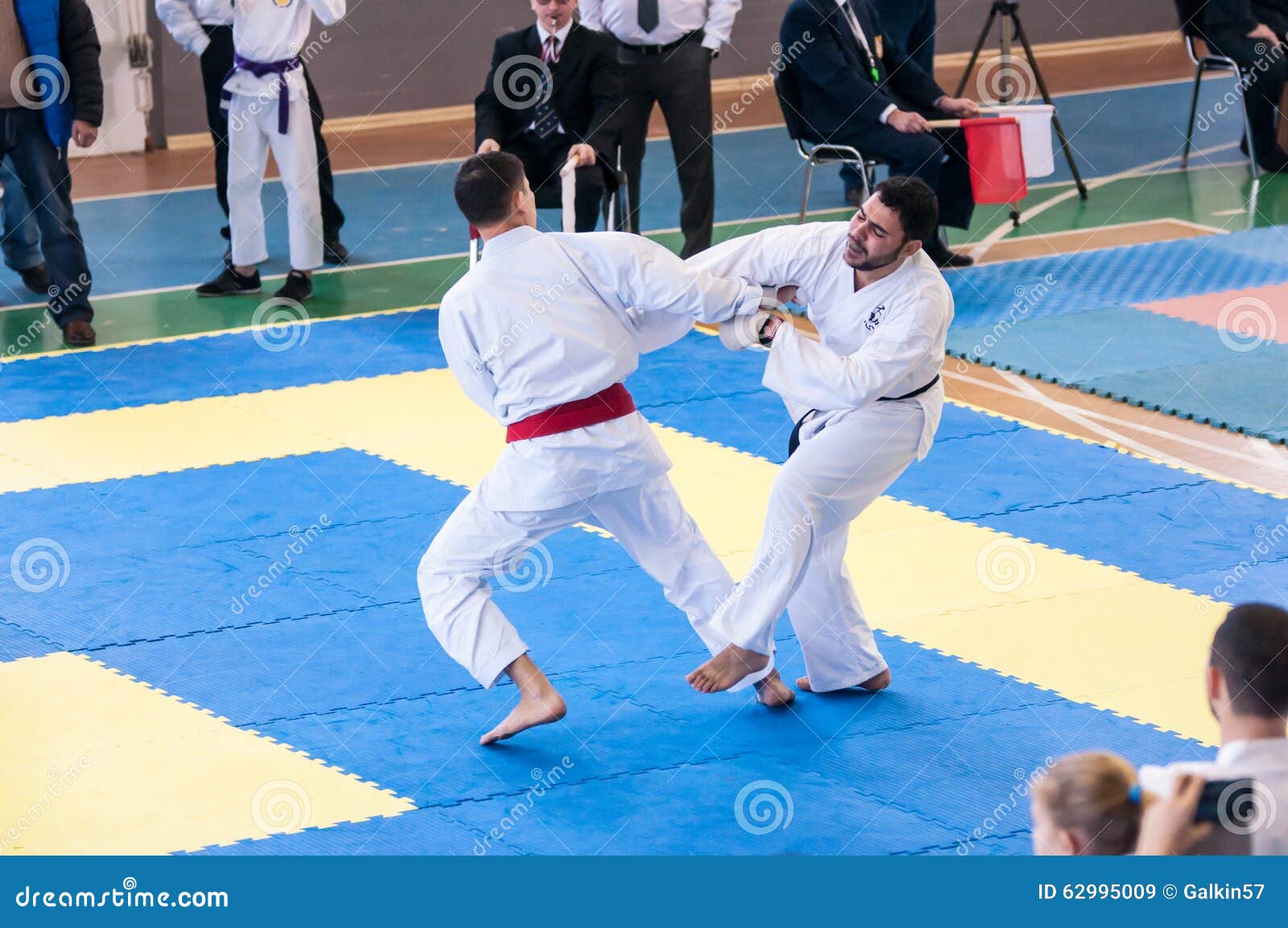 Boys compete in karate editorial stock image. Image of concept - 62995009