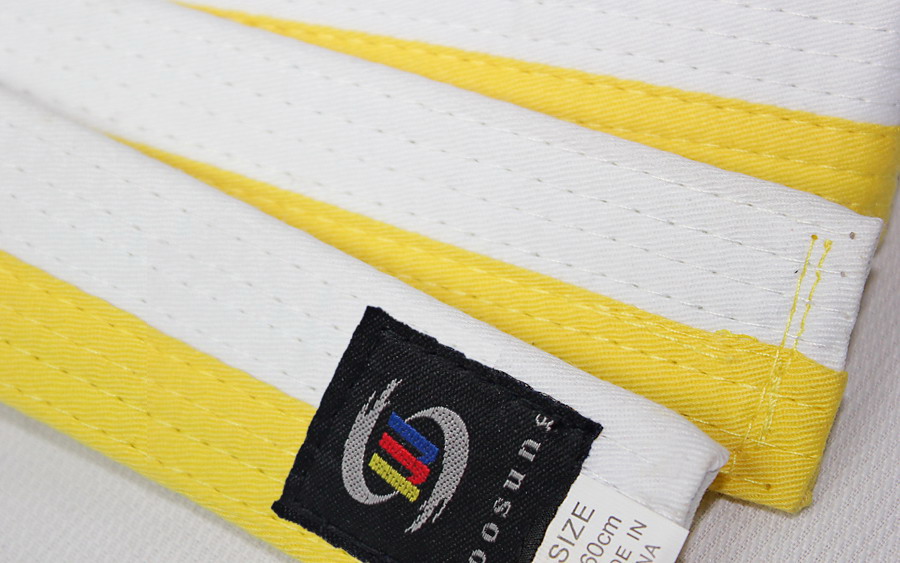 Taekwondo/karate Belt/ Martial Arts Belts White+yellow Color - Buy