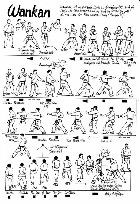 Meikyo kata, shotokan | Self Defence | Shotokan karate kata, Martial